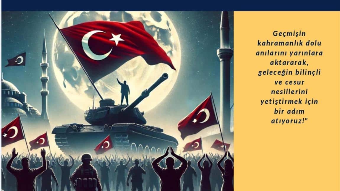 15 Temmuz Çocuk Gazetesi Resmi Okul Bülteni